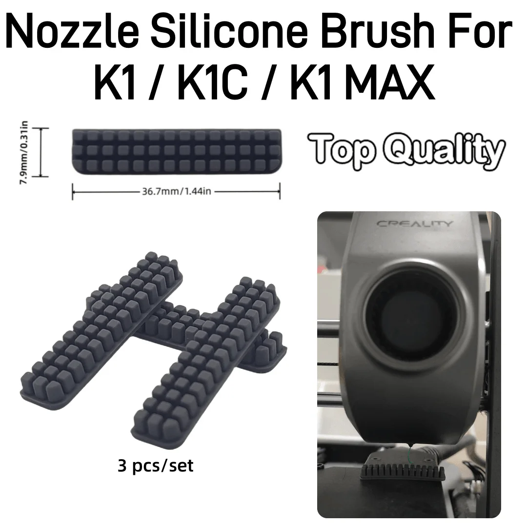 Nozzle Silicone Brush For Creality K1 K1C K1 MAX 3D Printer Nozzle Cleaner Tool for K1 Series 3D Printer