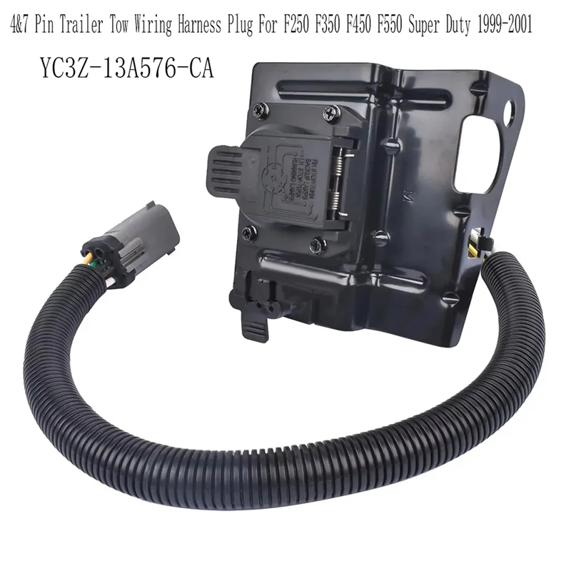 

Authentic YC3Z-13A576-CA 4&7 Pin Trailer Tow Wiring Harness Plug For Ford F250 F350 F450 F550 Super Duty 1999-2001