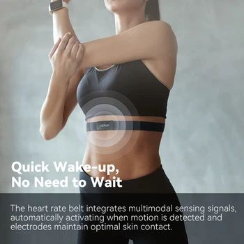 CYCPLUS H2 Heart Rate Monitor Chest Strap BLE ANT+ Heart Rate Monitor Chest Sensor with 500h Battery, IPX7 Waterproof 6
