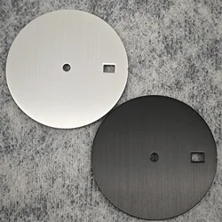 30.5mm Solid Color Watch Dial for NH35 Movement Vertical Pattern Mechanical Watch Faces DIY Watch Repair Accessories