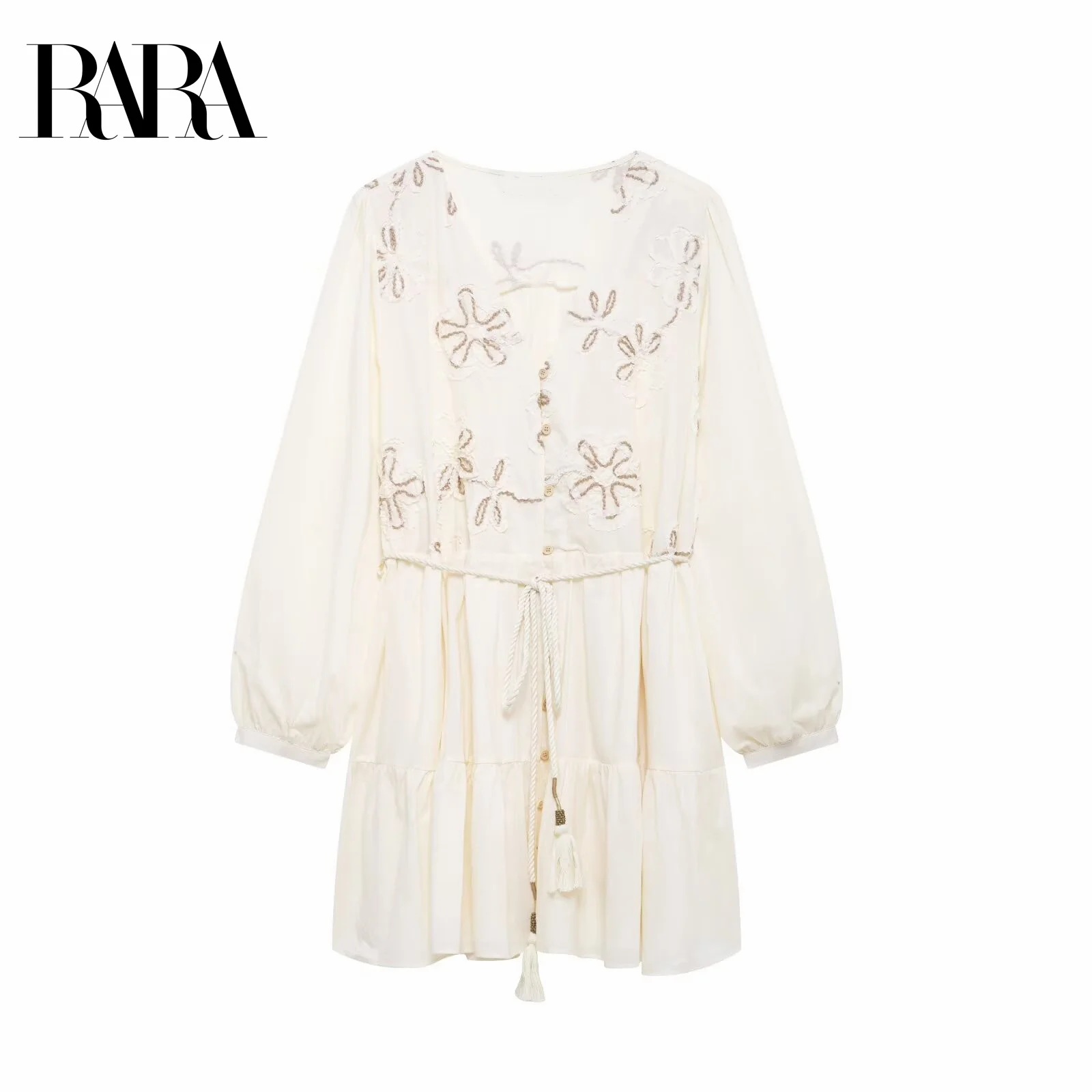 

RARA 2025 Women’s Short Sleeve Wrap Front Maxi Dress with Pleated Detail Perfect for Stylish Everyday and Special Events