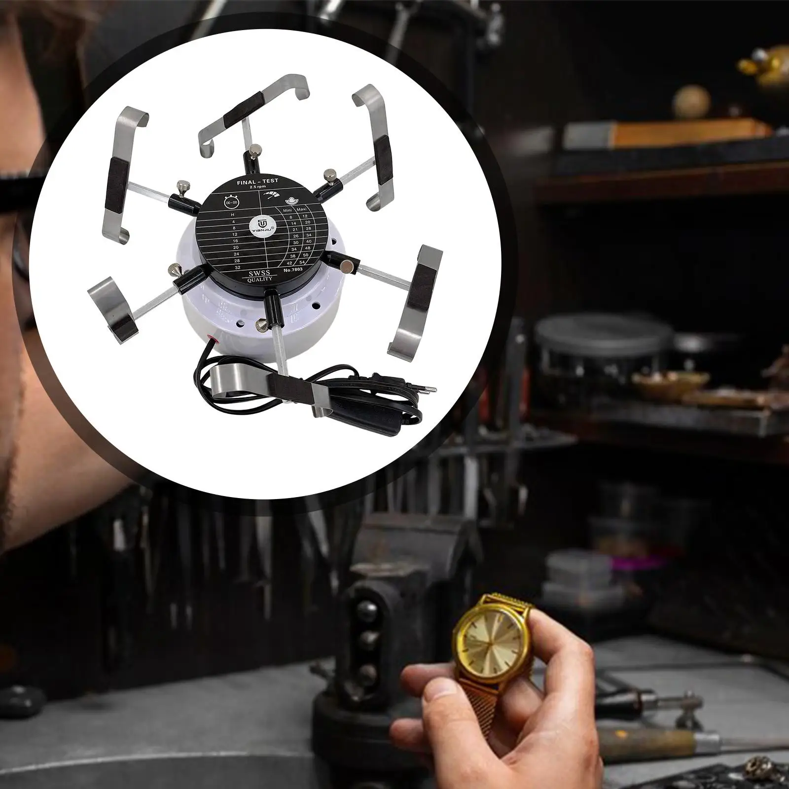 metal-watch-tester-tool-automatic-winder-machine-6-arms-professional-watch-repair-kit-for-enthusiasts-and-watchmakers-testing