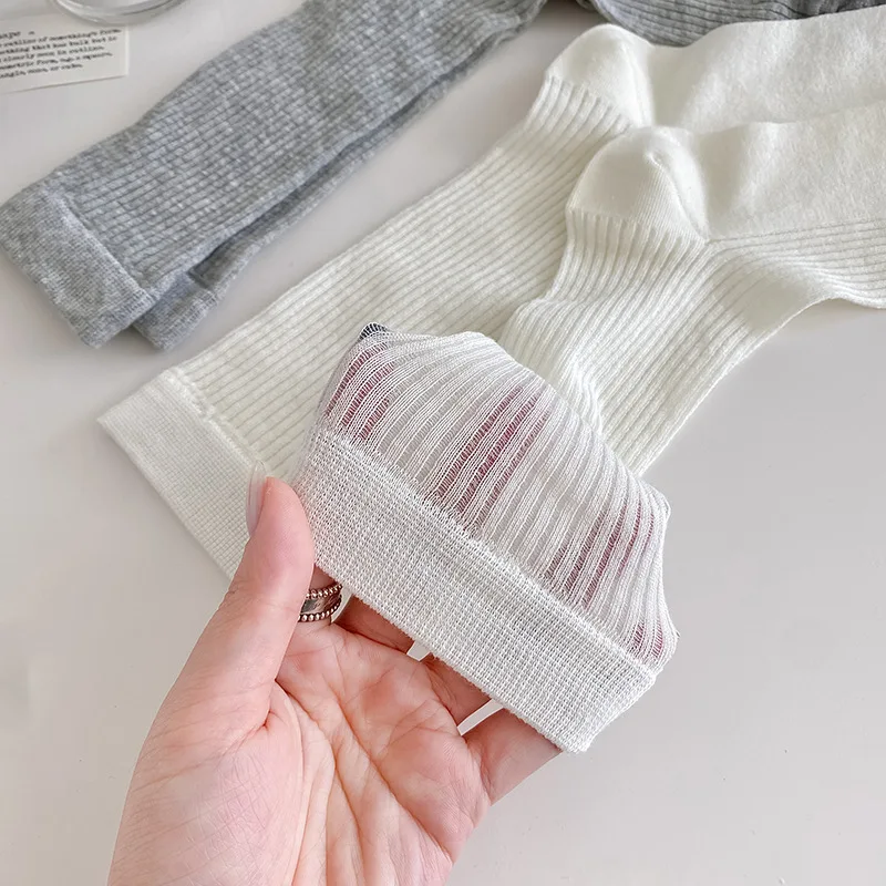 1/4 Pairs  Solid color Pattern Women Man Unisex Couples Sports Socks Women Mid To Small Leg Socks Knee High Stocking