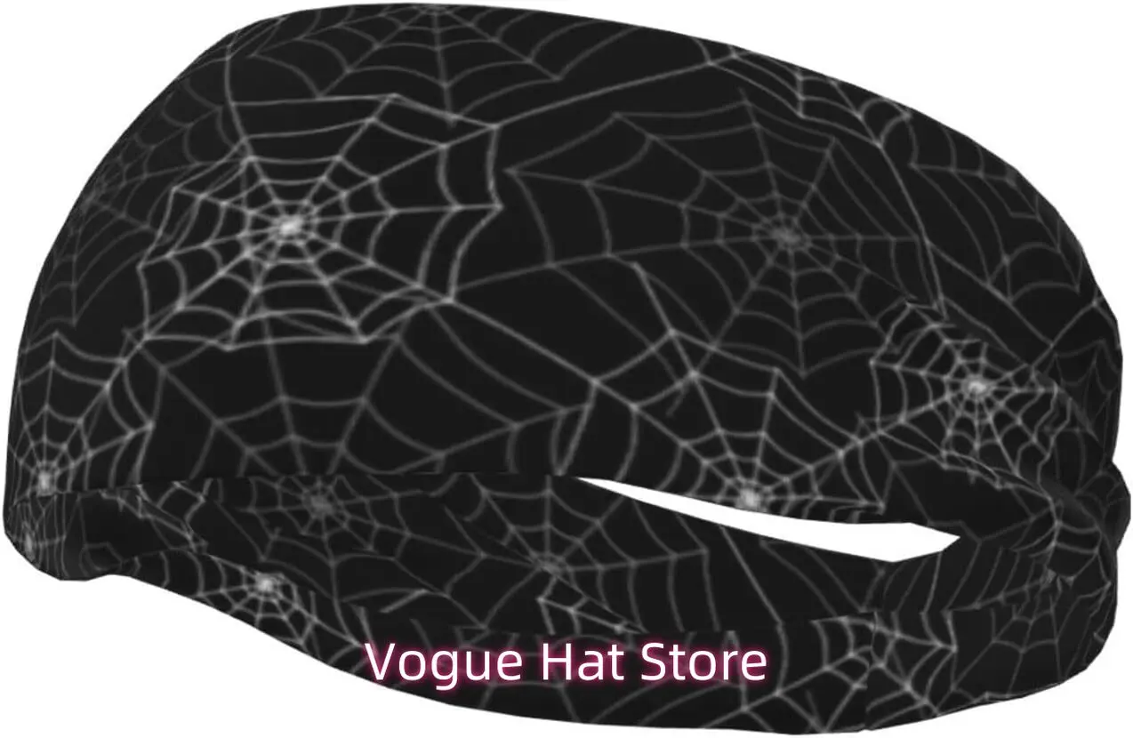 

Goth Gothic Wide Headbands,Fashion Bats Hair Bands Yoga Running Sports Workout Gym Stretchy Turbans for Women Men