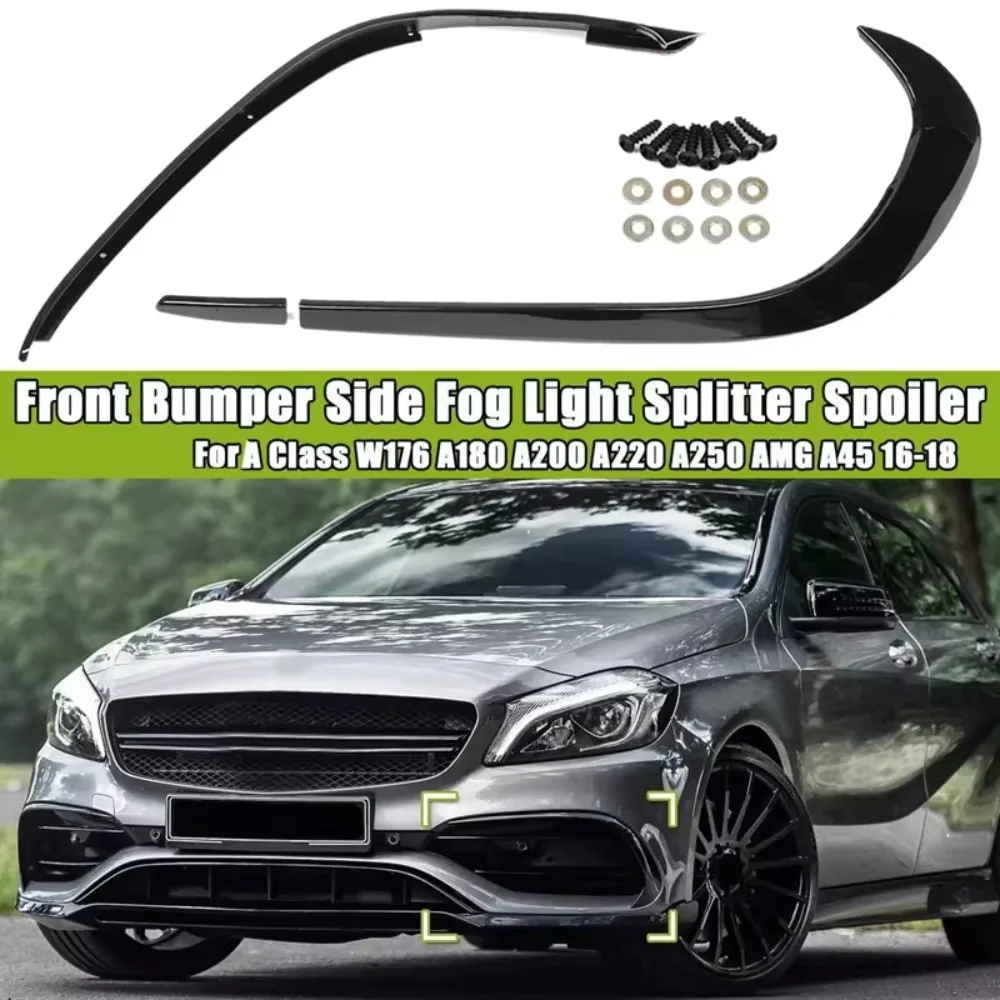 front-bumper-side-air-knife-splitter-spoiler-for-mercedes-benz-a-class-w176-a180-a200-a220-a250-amg-a45-2016-2018
