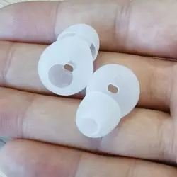 Silicone earbud tips specifically designed for flat-head earphones Apple Earbuds