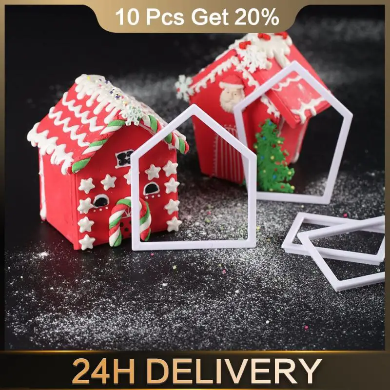 Festive Use Easy-to-use Christmas Spirit Holiday Mini House Molds Christmas Decorations Christmas Ornaments Bestselling Adorable