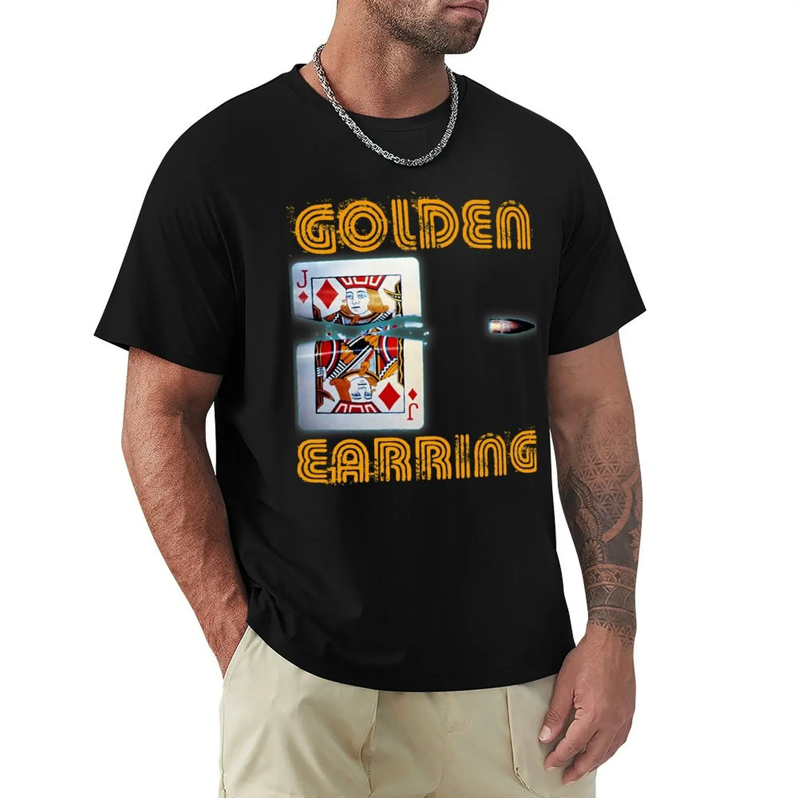 How I Learned To Stop Worrying And Love Golden Earring T-Shirt t shirts cotton 100% T-Shirt
