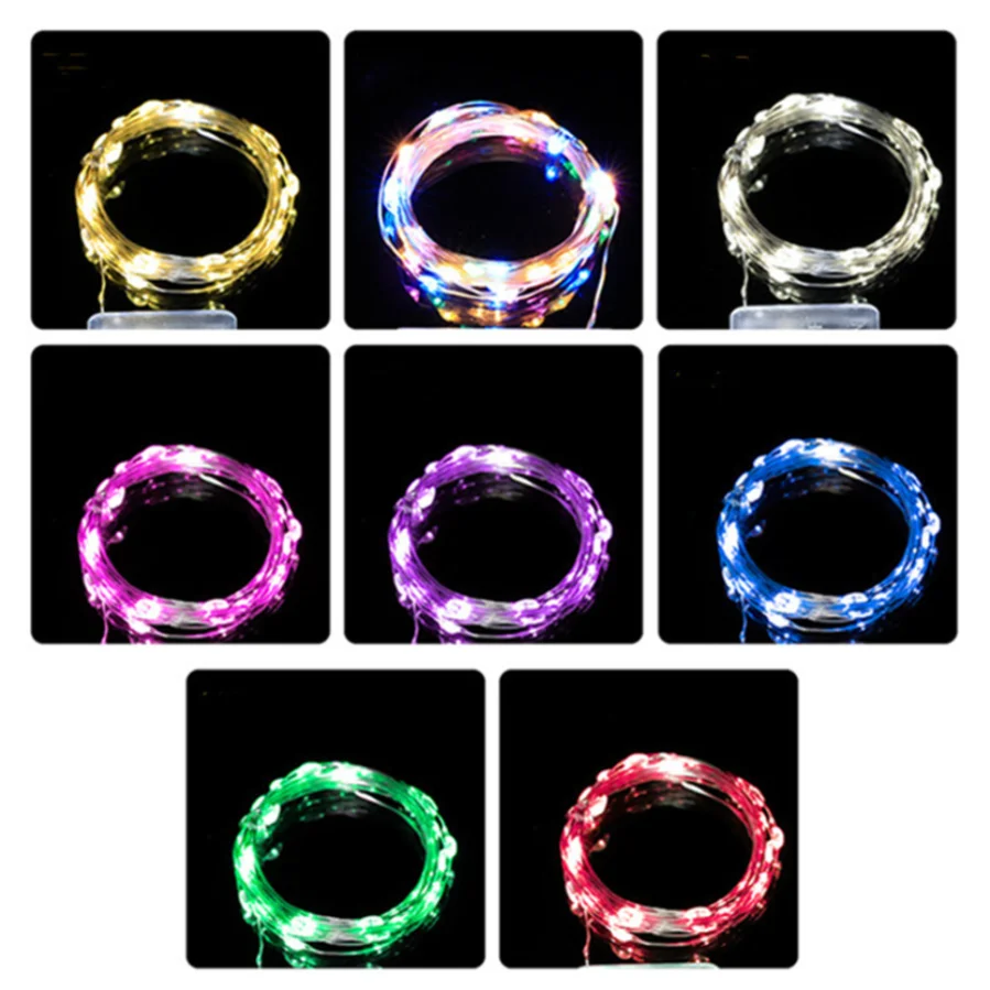 5M 10M 20M 30M Copper Wire LED String Lights Holiday Lighting Fairy Garland for Christmas Tree Wedding Party Decoration lamp