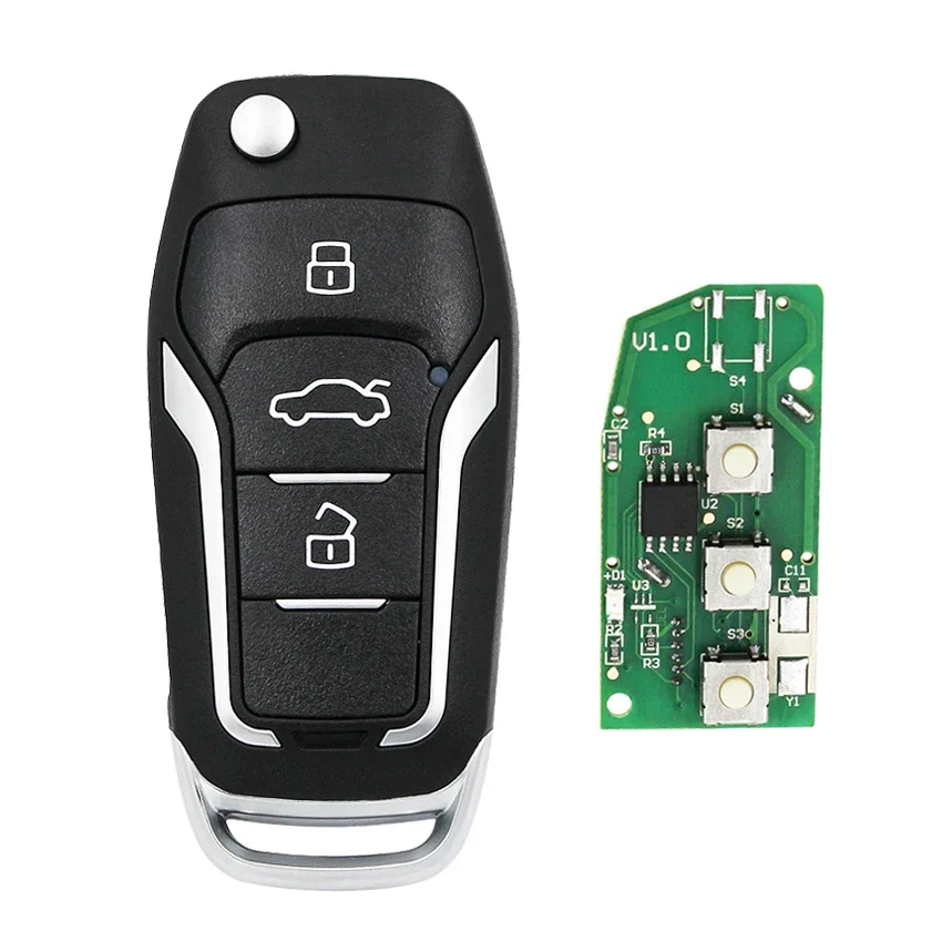 5Pcs/lot B12-3/4 KEYDIY Remote Control 3 4 Buttons KD Universal Car Remote Key For KD900/KD-X2 KD MINI/ URG200 Programmer
