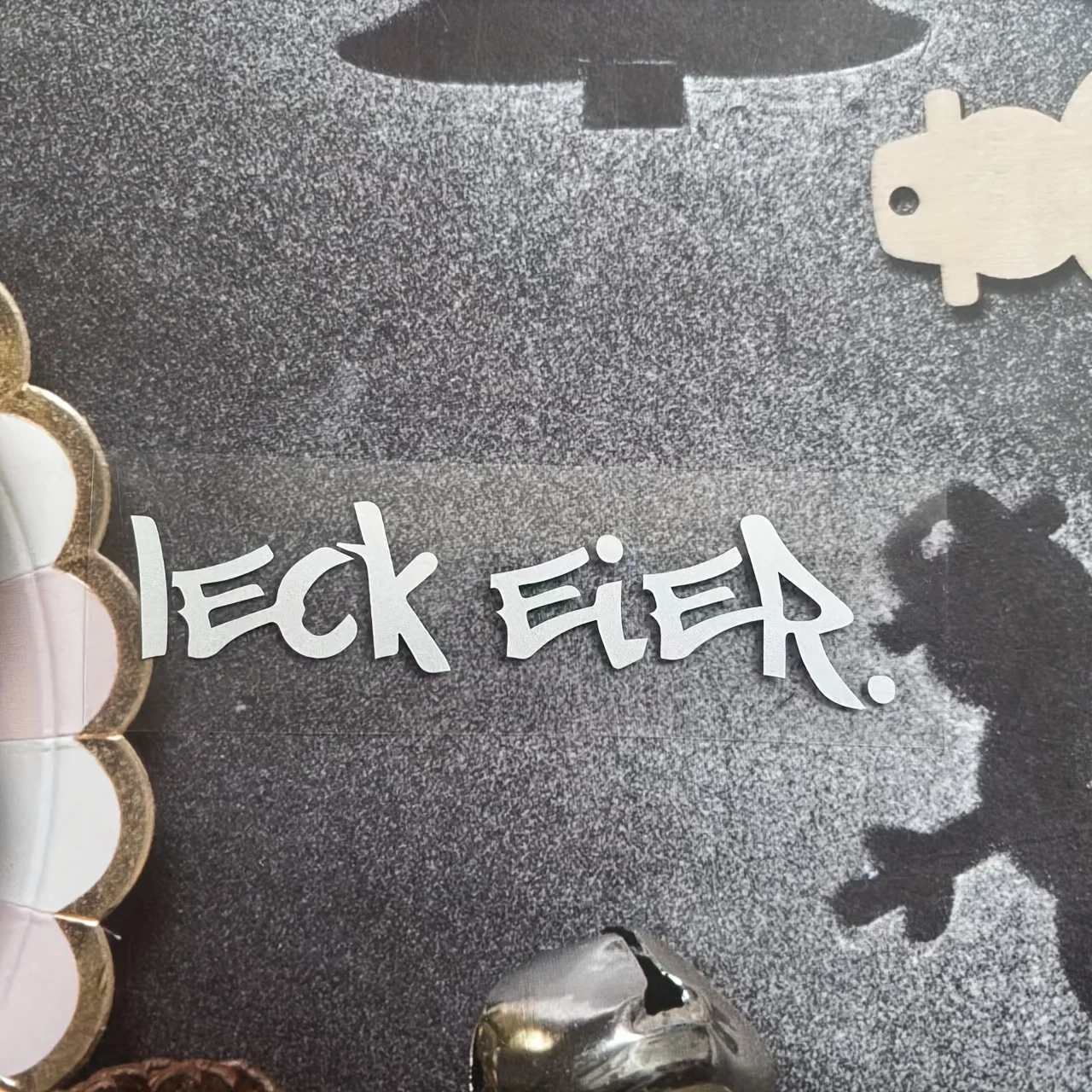 LE EIER Wasserdichter Vinyl-Aufkleber, langlebiger, selbstklebender Aufkleber, passend für Motorrad, Roller, Auto, Fenster, Stoßstange, Styling