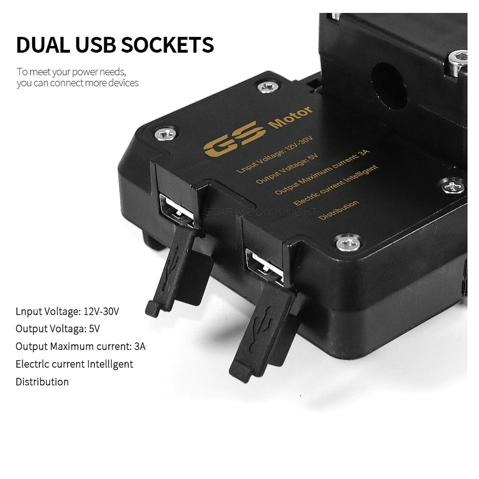 XIAOJUN Support Navigation GPS Moto Pour BMW F850GS F850 GS - Fixation Robuste Métal Noir