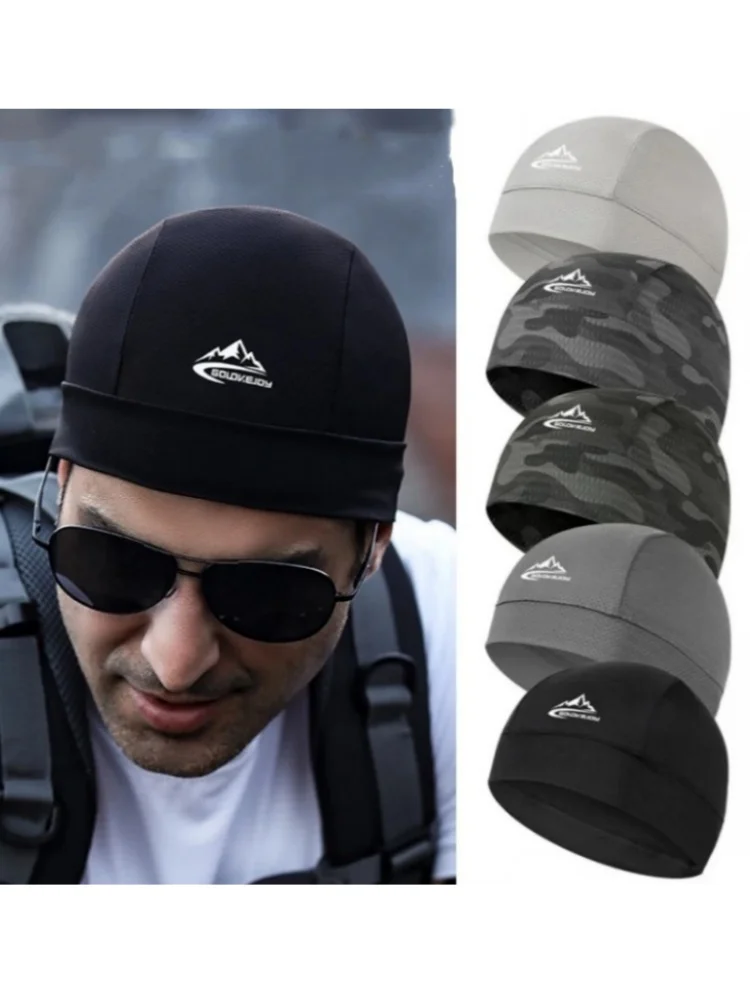 AliExpress Quick Dry Breathable Fishing Cap Sunhat Anti-UV Sport Hat Helmet Liner Sweat Cap Outdoor Cycling Bike MTB Running Hat Head Scarf