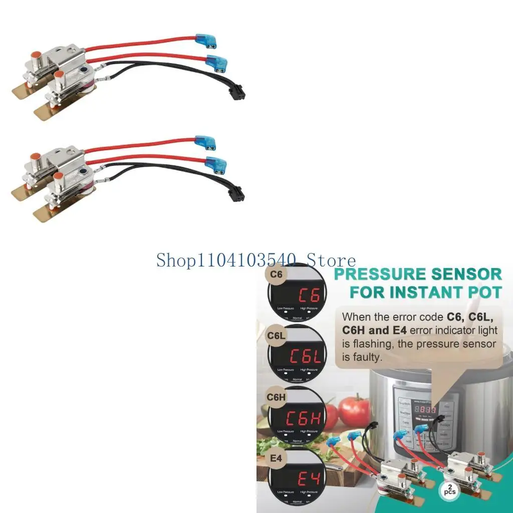 02DC Pressure  Sensors with Wire Detail for Cooker Repair Use Task Care