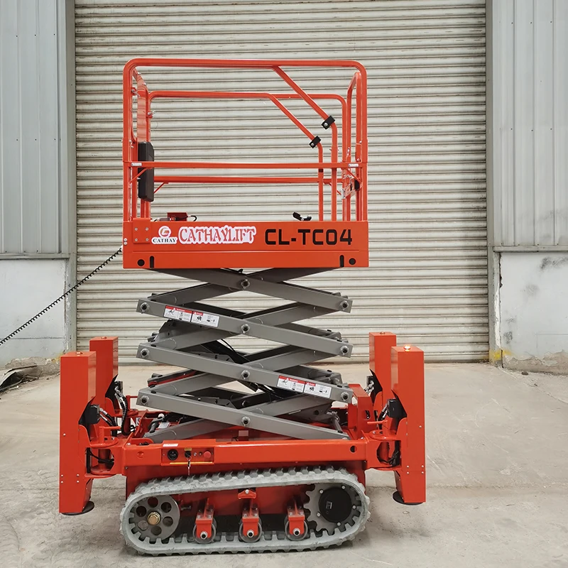 8M Rough Terrain Self-propelled Scissor Lift Track Mobile Hydraulic Scissor Lift