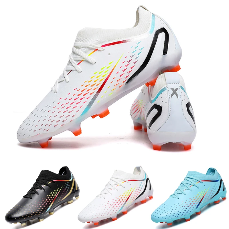 

2024 The latest professional football shoes Outdoor men's game AG/TF sports shoes comfortable wear resistant Futsal