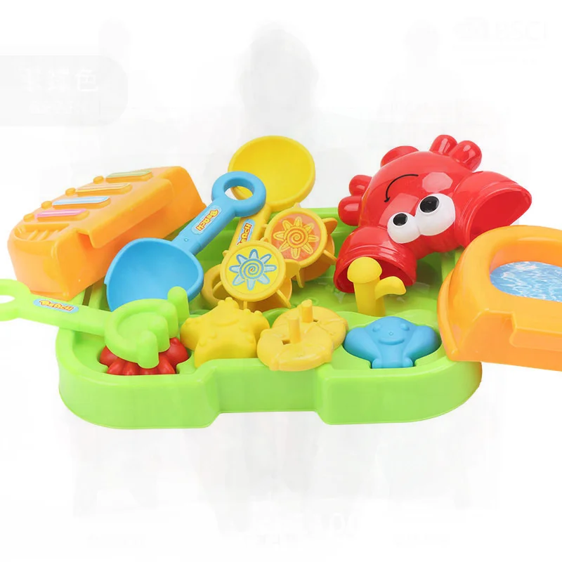 Château jouet de plage pour enfants bébé grand bord de mer piscine de sable ensemble de jeu d'eau comprend une chaise de banc de sable transfrontalière 2025