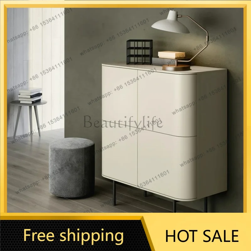 Factory Direct Italian Minimalist Painting Side Cabinet Modern Simple Light Luxury Premium Locker