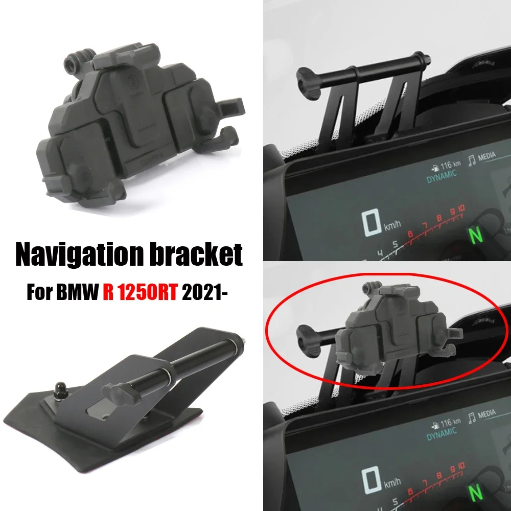 

R1250RT FIT BMW R 1250 RT 2021 2022 2023 2024- NEW Motorcycle Accessories GPS Navigaton Phone Holder Adapter 12mm Diameter Brack