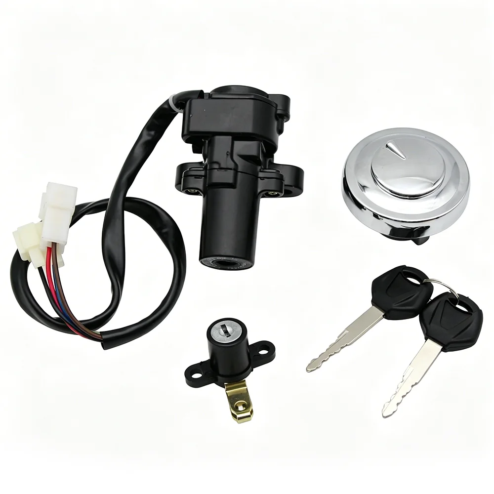 3D8-82501-01-00 4NK-24602-20-00 Motorcycle Fuel Gas Cap Ignition Switch Lock For Yamaha XVS950 Midnight Star V-Star Tourer