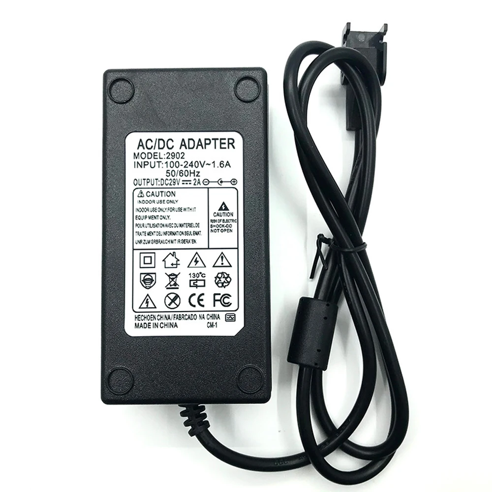 Adaptador de fonte de alimentação de comutação universal 29v 2a 58w 220v a 29 v adaptador de alimentação reclinável sofá elétrico carregador