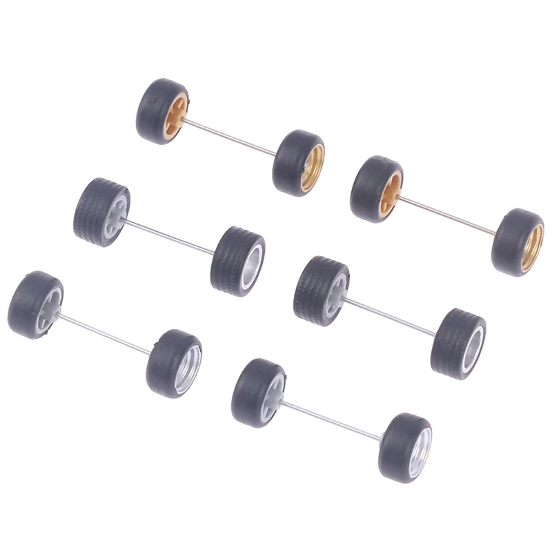 

1/64 Wheels with Rubber Tire Model Model Car Modified Parts Toys Power RefitCar model