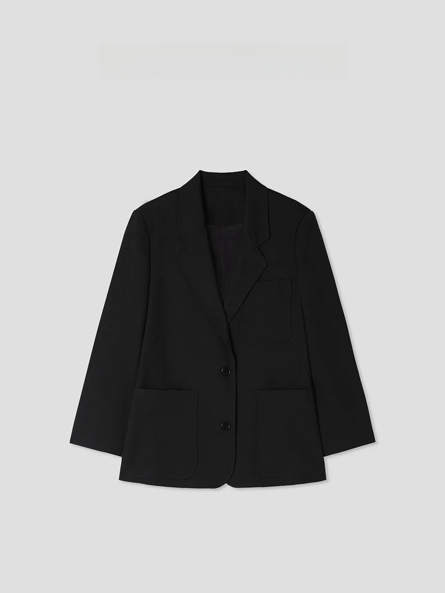 

Romi Studio Self-Outline High Weighted Texture Tuxedo Jaet 43W5007 Women's Premium Faion Outerwear Winter 2024