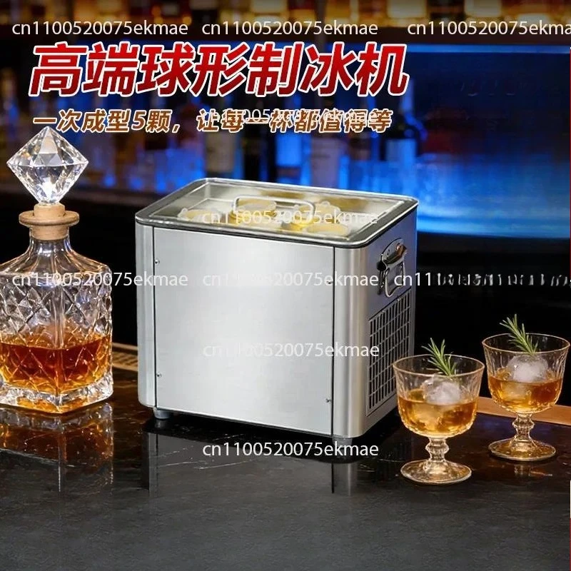 Ice Hockey Ice Machine Commercial Bar Cocktail Mixing Ice Quick Forming Desktop