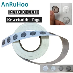 10/20/50 pz CUID adesivo intercambiabile RFID Smart Chip 0 settore etichetta riscrivibile 13.56Mhz carta di prossimità copia Badge Clone