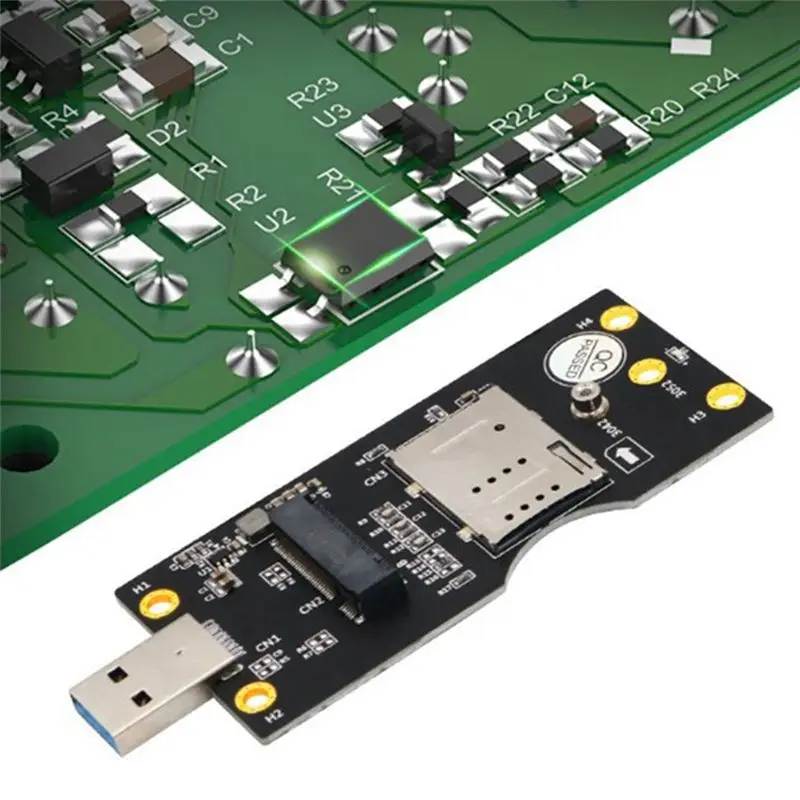SQPP-1Set NGFF Module To SIM With USB 3.0 3G/4G/5G Module To USB 3.0 With SIM Card Slot Portable Adapter Card PCB NGFF Module