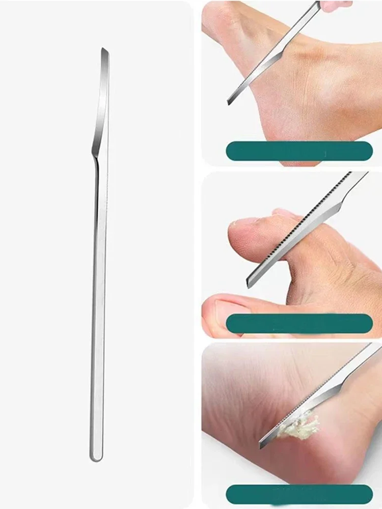 Strumenti per manicure e pedicure Rasoi per unghie dei piedi Kit di coltelli per pedicure per piedi File per raspa per calli del piede Strumenti per la cura del piede per la rimozione della pelle morta