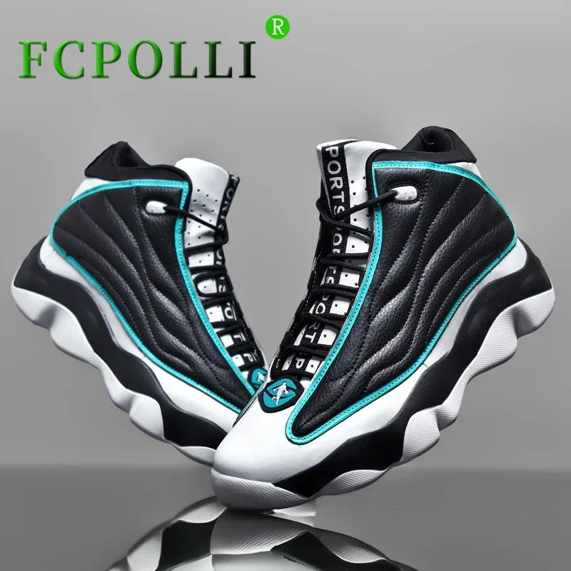 Chaussures de sport de basket-ball unisexes, baskets montantes, chaussures d\'entraînement de créateur, extérieur, grand garçon, hommes, femmes,