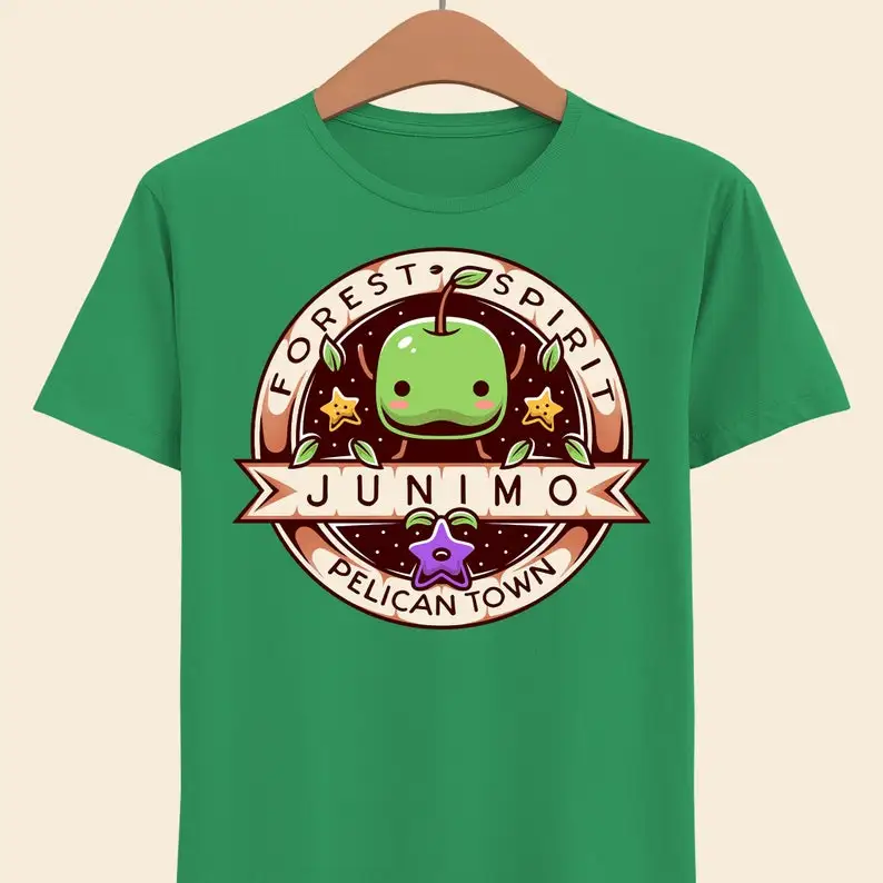 Junimo Forest Spirit T-shirt Stardew Valley Tee Stardrop Video Games & Gaming Shirt Indie game T-shirt