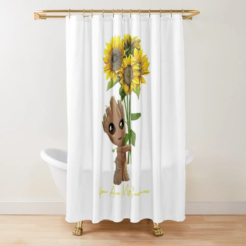 Sunflowers You are my sunshine Shower Curtain Cute Shower Luxury Bathroom Curtain