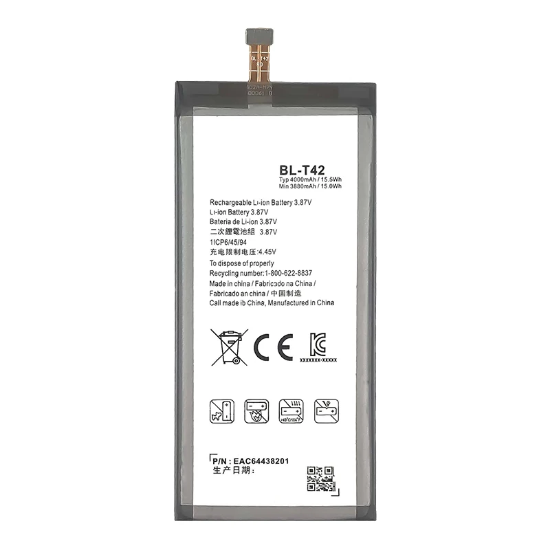 NUEVA Batería de Reemplazo BL-T42 4000mAh para LG V50 V 50 ThinQ 5G V50ThinQ LM-V500 V500N V500EM V500xm Baterías de Teléfono +Herramientas 3