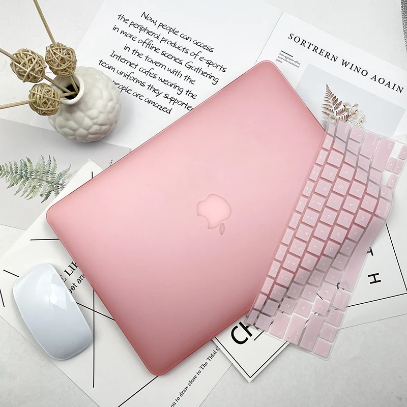 Fashion Laptop Frosted Case For Macbook Air 13 M1 Case 2022 M2 Chip Air 13.6 M2 Shell 2021 Pro 14 Case For Macbook Pro 13