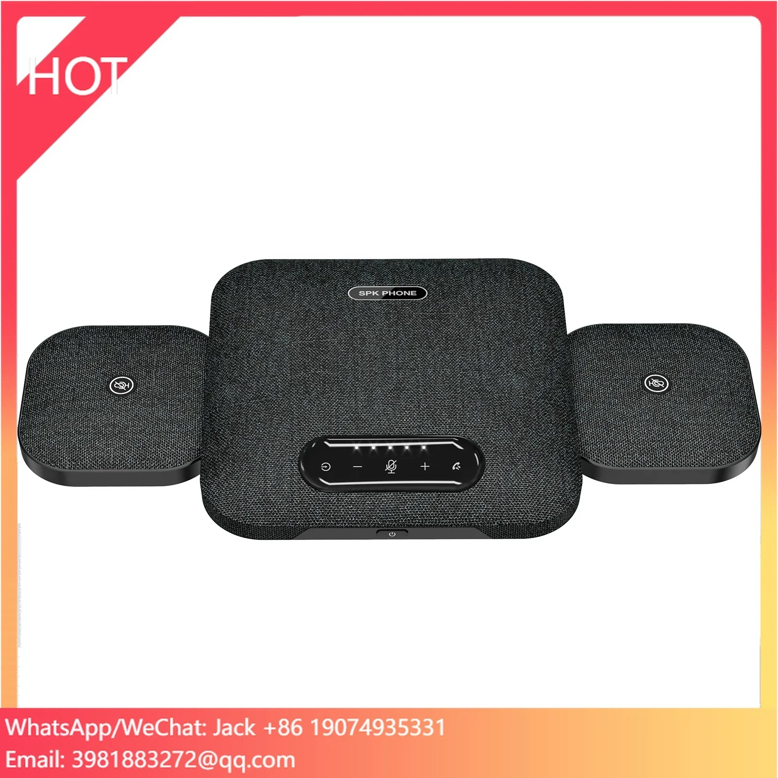 Wireless Conference Microphone System For PTZ Camera, Boundary Array With Noise Cancellation, 50m Range