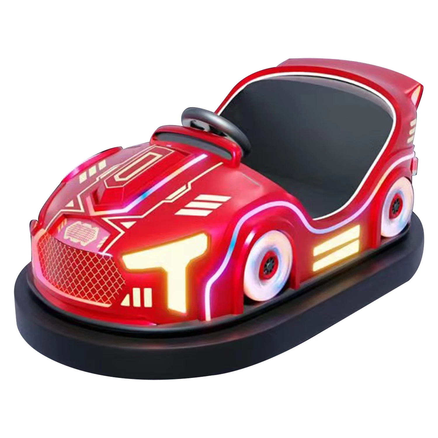 Theme Park Amusement Facilities Electric Bumper Cars. Attractions Cool Lighting Electric Bumper Cars For Adults/children.
