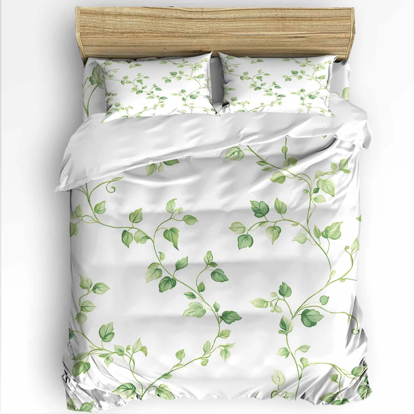 

Nature Leaves Vine Branches Bedding Home Textile Bed Set Adult Duvet Cover Flat Sheet Pillowcases Quilt Cover