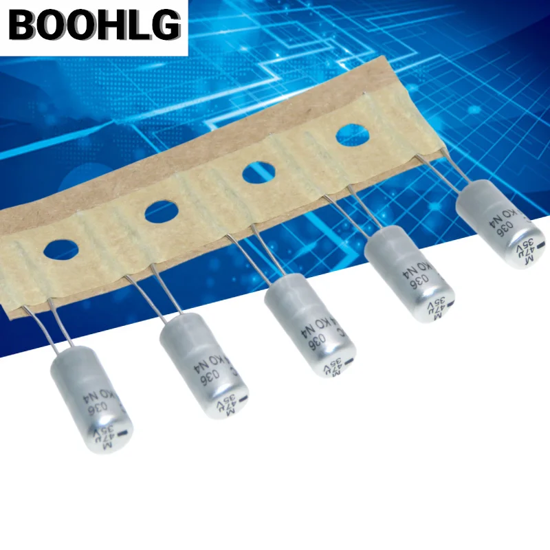 

5PCS MAL203690391E3 47UF 35V Audio Blue Capacitor 35V 47UF 036