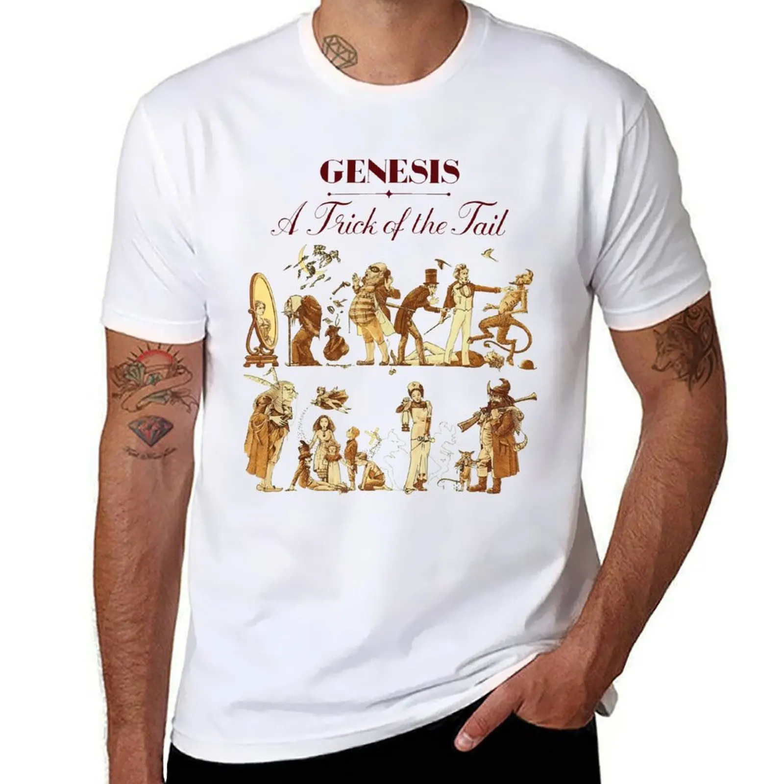 

A Trick of The Tail (HQ) T-Shirt t shirts for man cotton funny man t shirt graphic T-Shirt