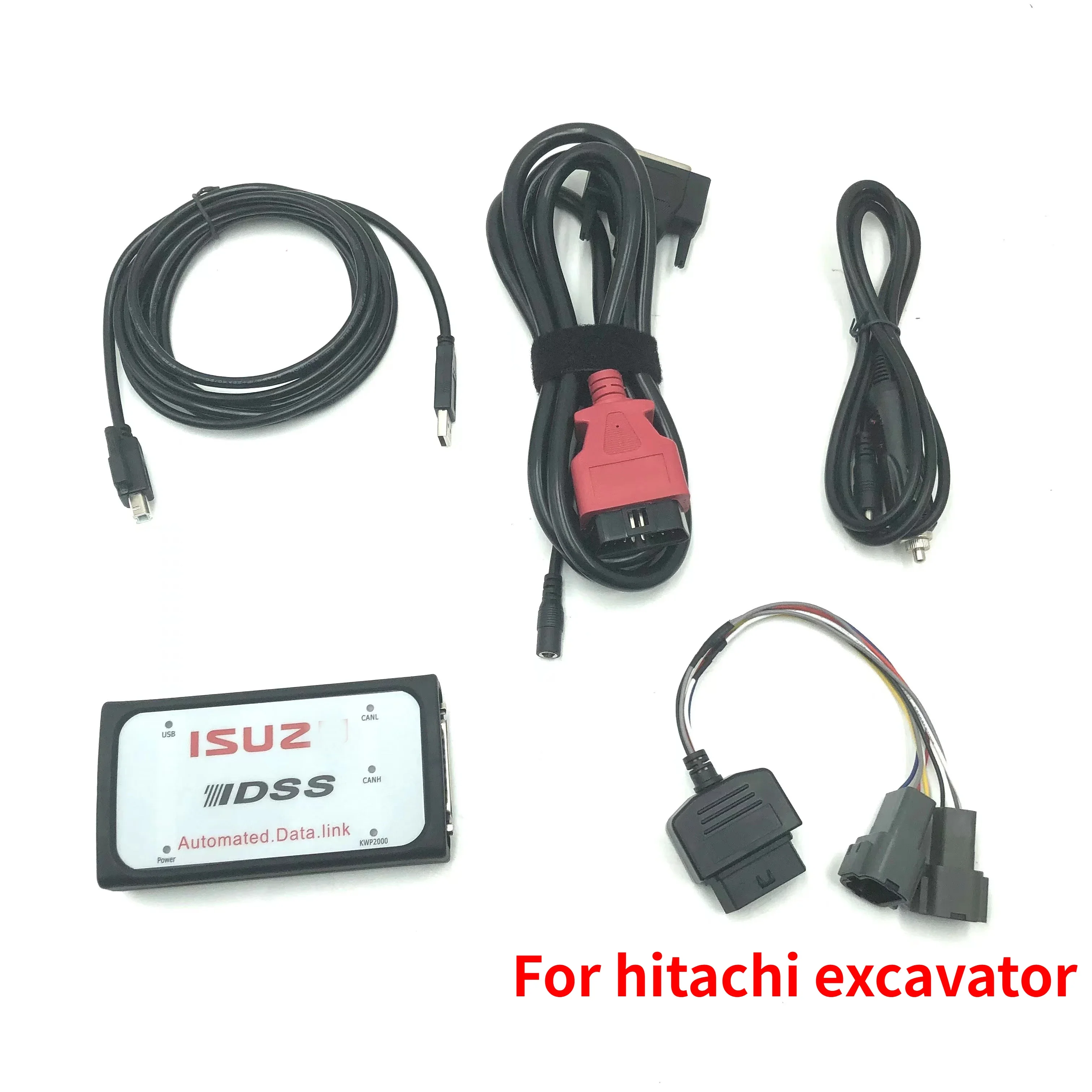 Diagnostic Scanner  data link adapter Tool ToolKit is OEM for Isuzu engine IDSS E-IDSS tool for hitachi Excavator multifunction