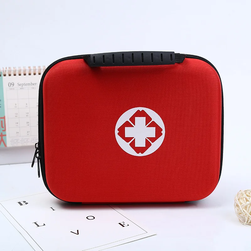 Waterproof PU First Aid Bag Empty for Outdoor Travel Car Home Emergency Survival Household Camping Small Medical Box Medic Kit