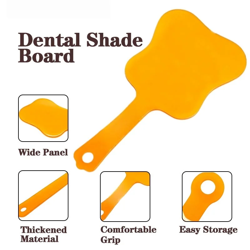 1Pcs Dental Shade Board Eye Protector Hand Held Shield Plate Dentistry Lab Light Curing Lamp Filter Dentist Clinic Tool Shield
