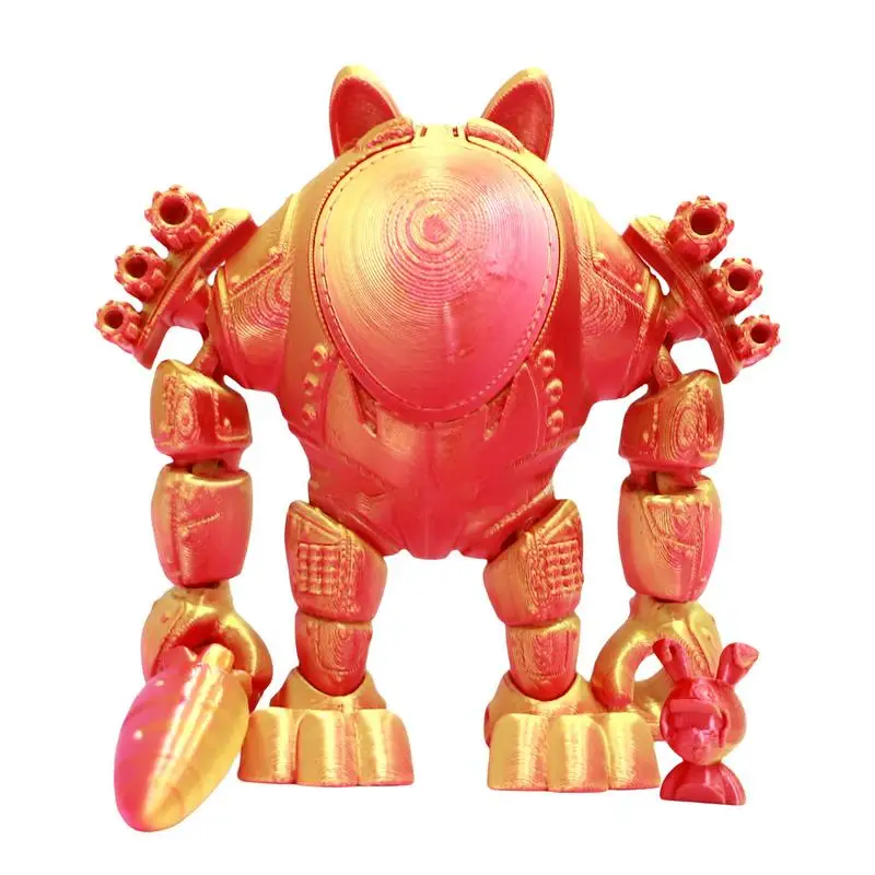 

3D Printed Animals Mecha Fingertip Sensory 3D Printed Toy Bright Colors Funny Sensory Toy For Tech Enthusiasts Engineering