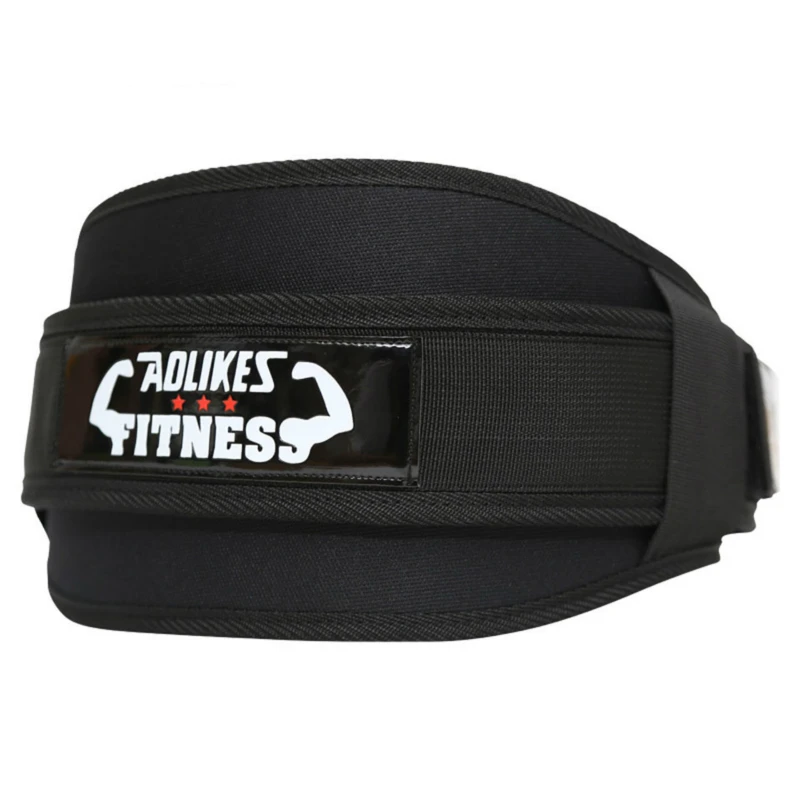 AOLIKES Fitness Weight Lift Belt Barbell Dumbbel Training Back Support Weightlifting Belt Gym Squat Dip Powerlifting Waist