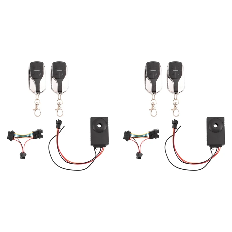 

2X Electric Scooter Anti-Theft Device Vibration Alarm System Support Vehicle Search Function For Dualtron 36-72V