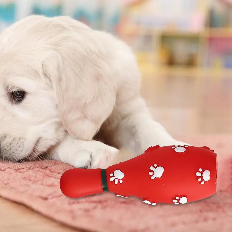 Hund Kau spielzeug Weihnachten Haustier Hund Quietschen Spielzeug Biss resistent Welpen Spielzeug Zähne Reinigung interaktive Hundes pielzeug Weihnachts geschenke für Haustier