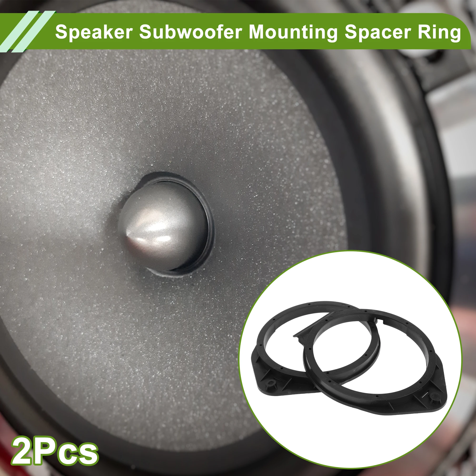 X Autohaux Anello distanziale per altoparlante Tweeter Adattatore distanziatore per altoparlante per Chevrolet Cruze per 6,5"