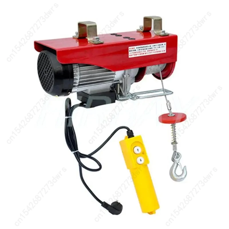 Electric Hoist 110lbs-2200lbs Electric Winch Steel Electric Lift 220V Electric Hoist With Wireless Remote Control 12 m/min